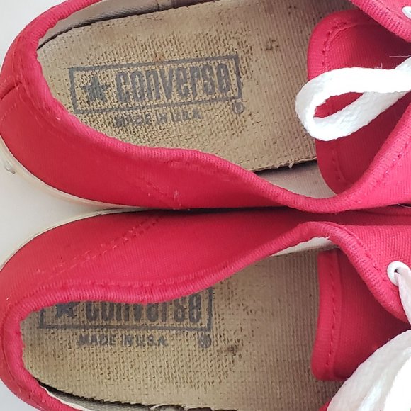 Vintage 60s 70s Converse USA Womens 8.5 Canvas - Picture 3 of 9